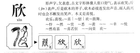 欣字意思